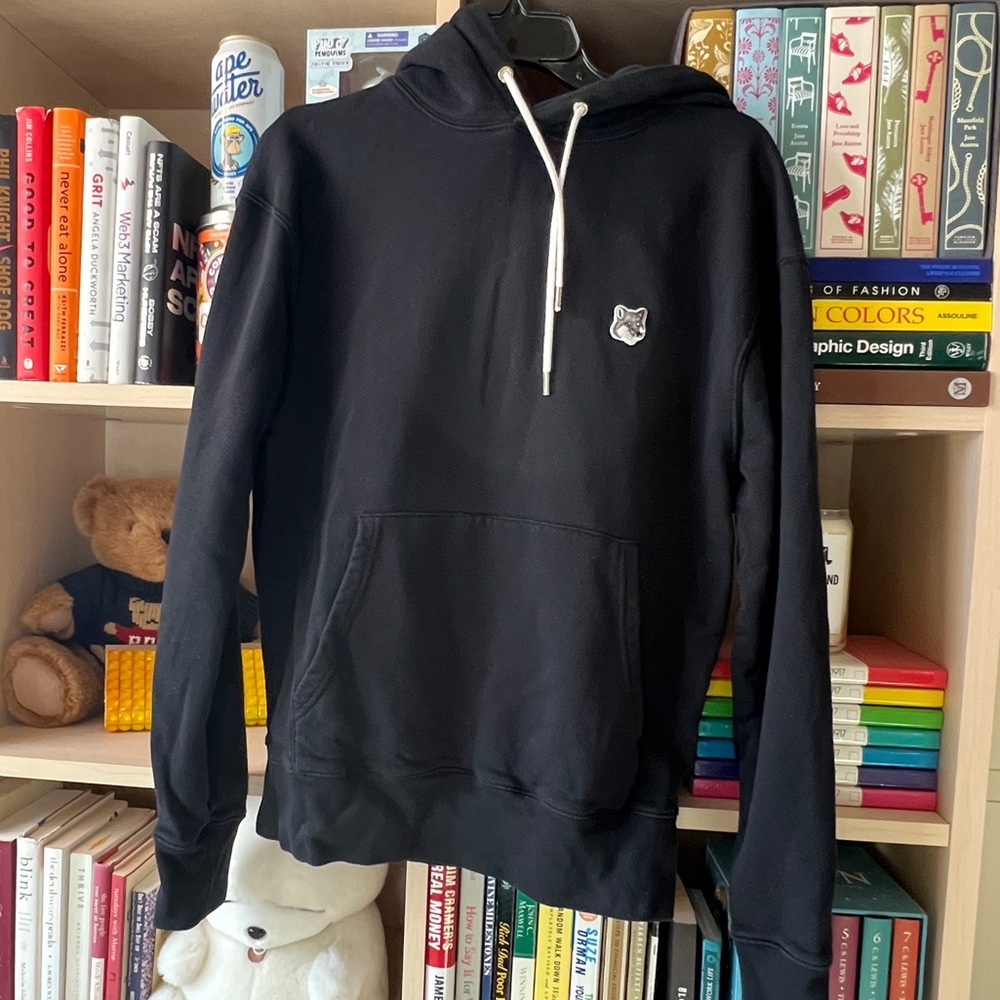 🦊 Maison Kitsune Fox Head Hooded Sweatshirt